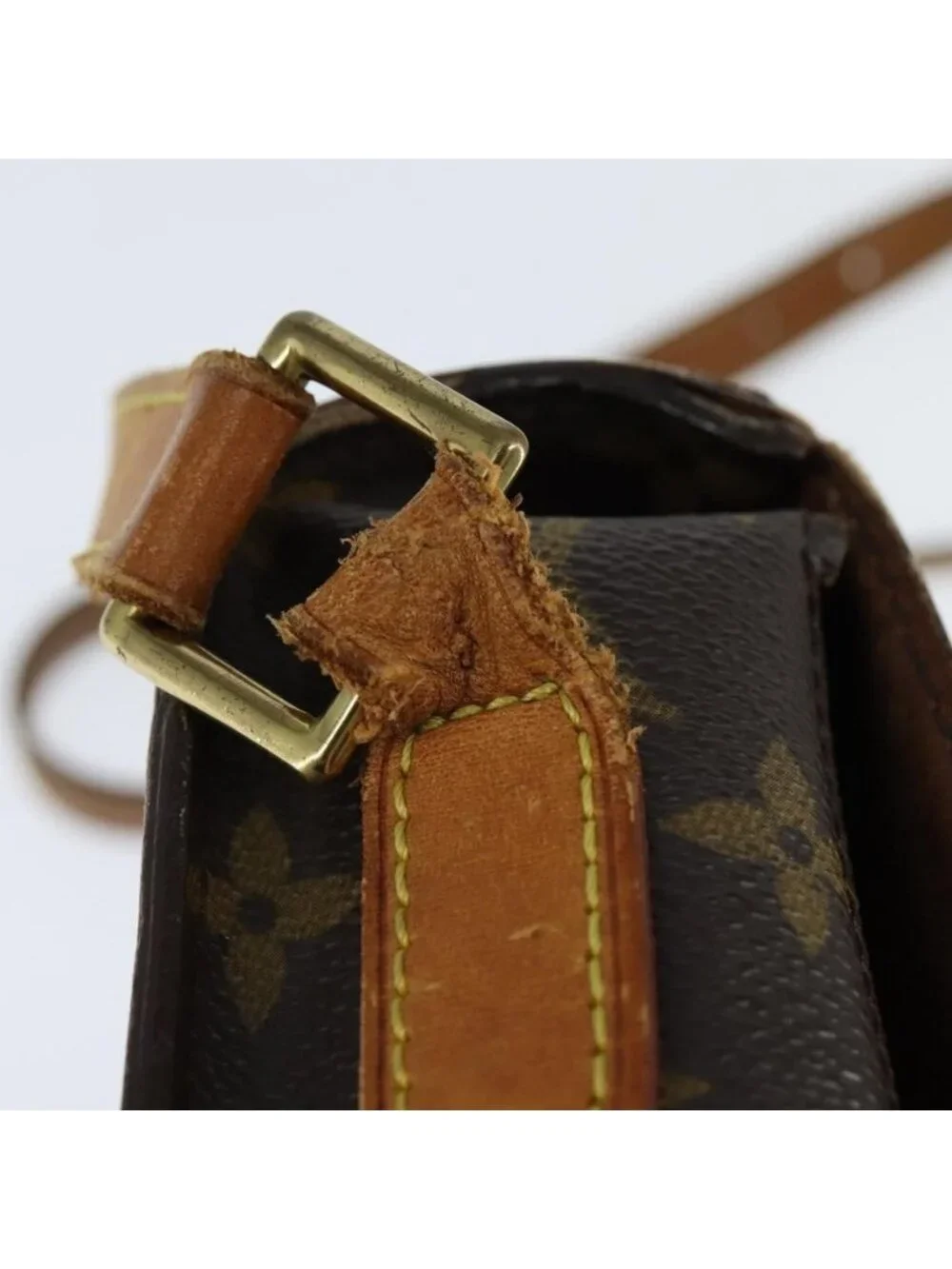 Authentic LOUIS VUITTON Monogram Saint Cloud GM Shoulder Bag M51242 LV - Picture 14 of 16